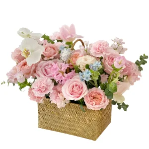 spring meadow pink carnation bloom box