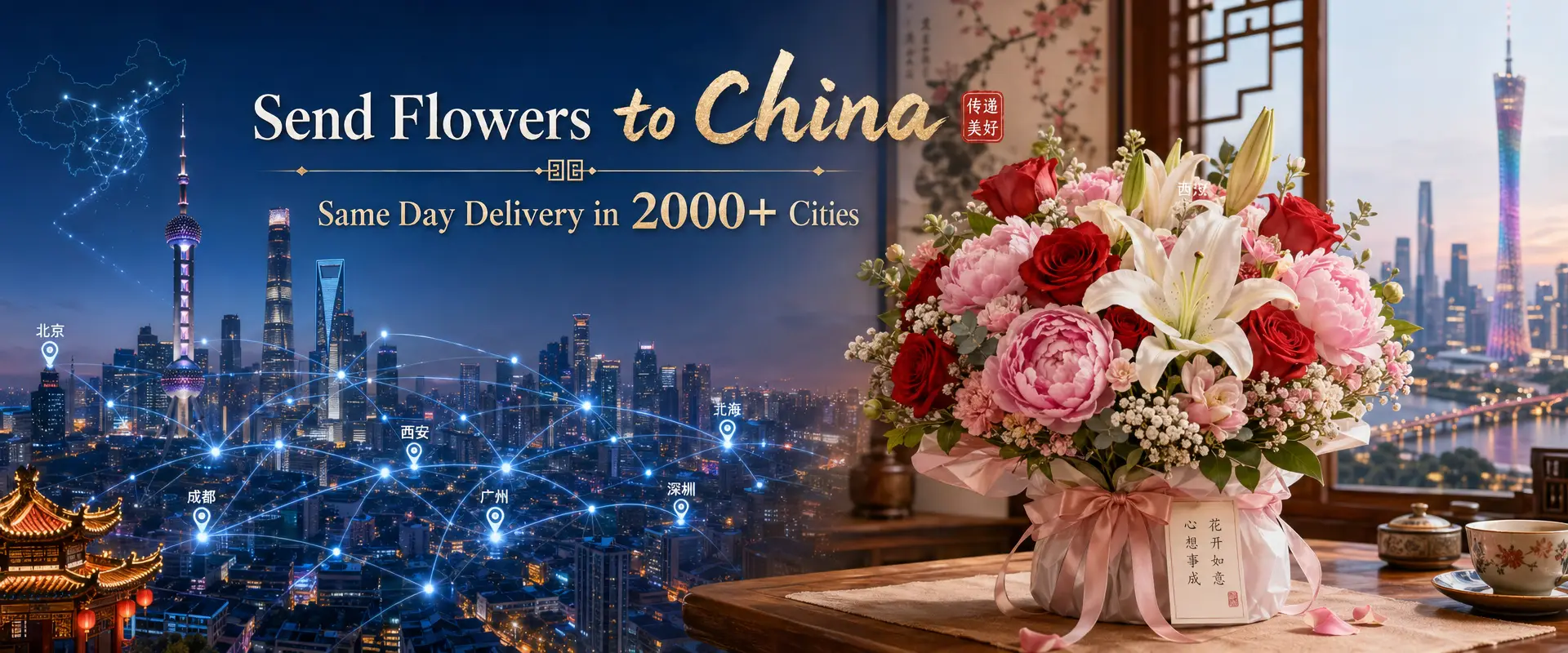 Same-Day Flower Delivery China | Fresh Flowers Delivered Fast Nationwide how to send flowers to china from usa a complete guide