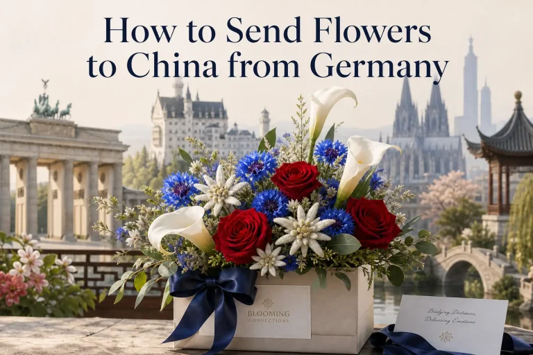 How to Send Flowers to China from Germany Guide on how to send flowers to China from Germany by SendFlowerChina
