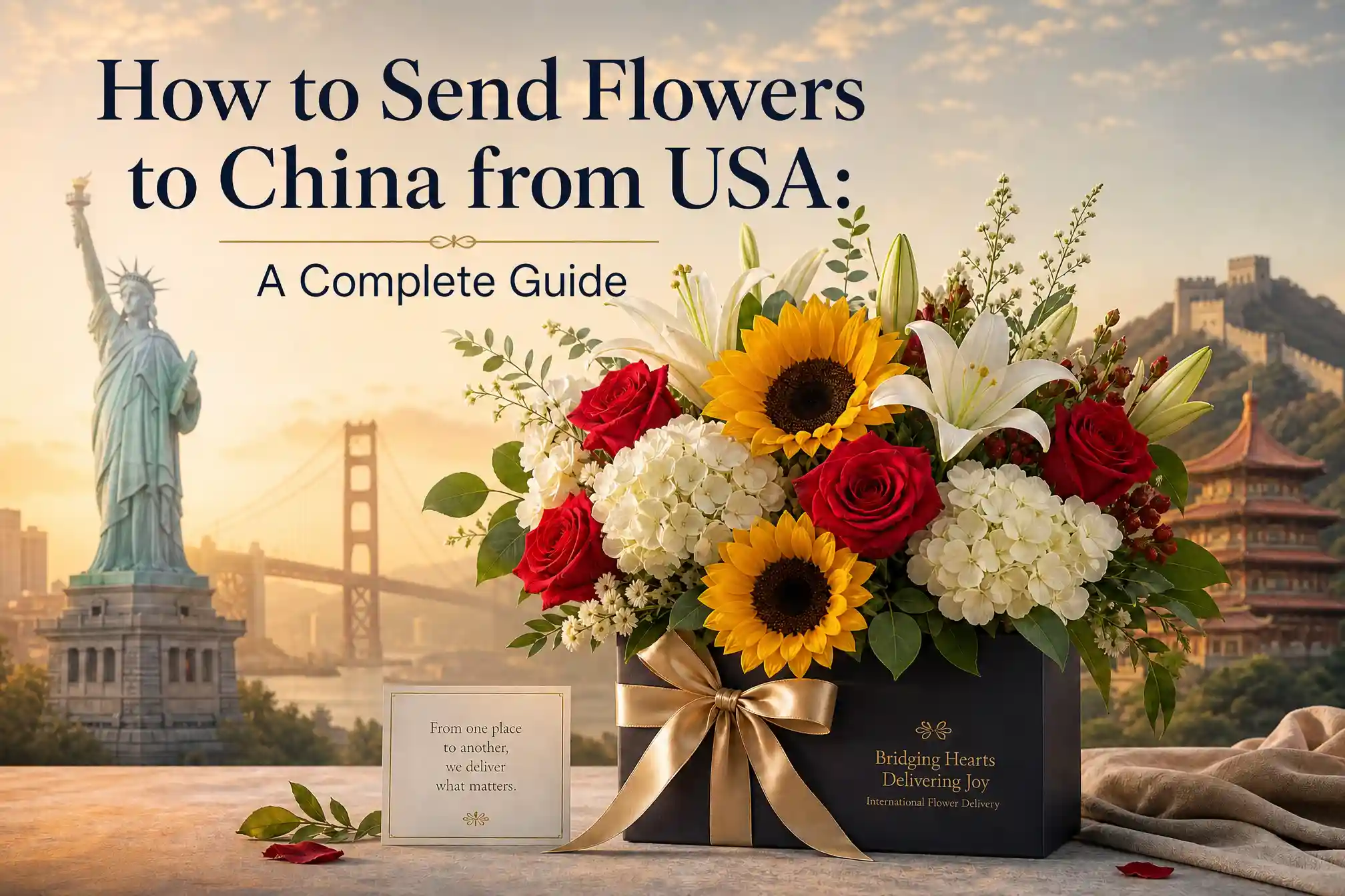 How to Send Flowers to China from USA: A Complete Guide Complete guide on how to send flowers to China from USA by SendFlowerChina
