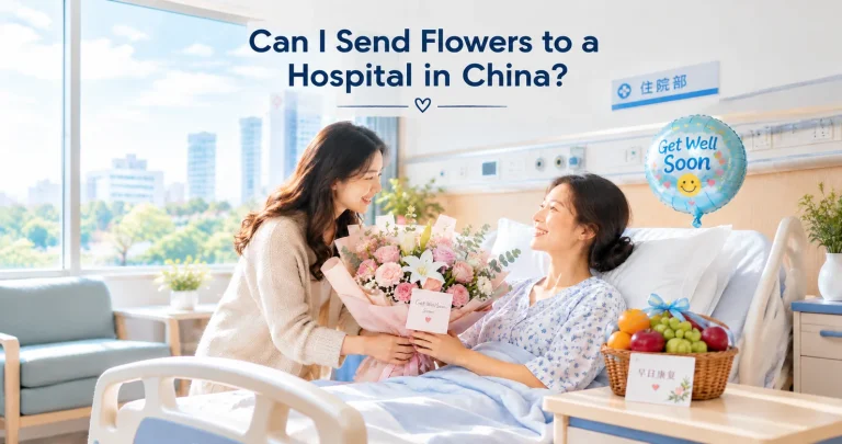 Can I Send Flowers to a Hospital in China? Guide on how to send get well flowers and fruit baskets to a hospital in China by SendFlowerChina.